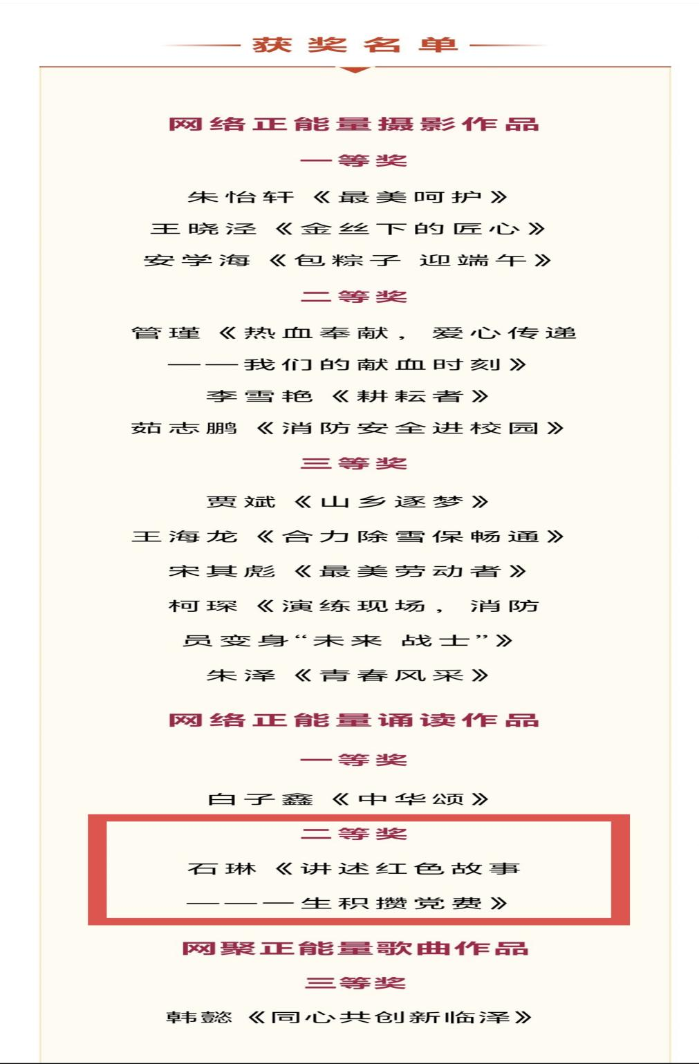 中国工农红军西路军纪念馆讲解员作品荣获省级主题活动二等奖